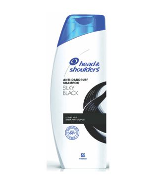Head & Shoulders Silky Black Anti Dandruff Shampoo-180ml